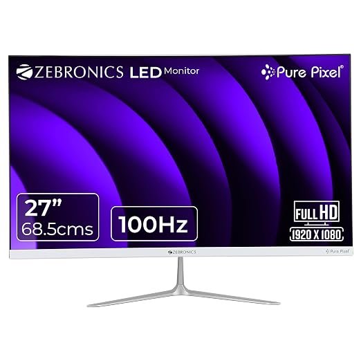Zebronics 27 Inch FHD IPS LED Monitor 100Hz